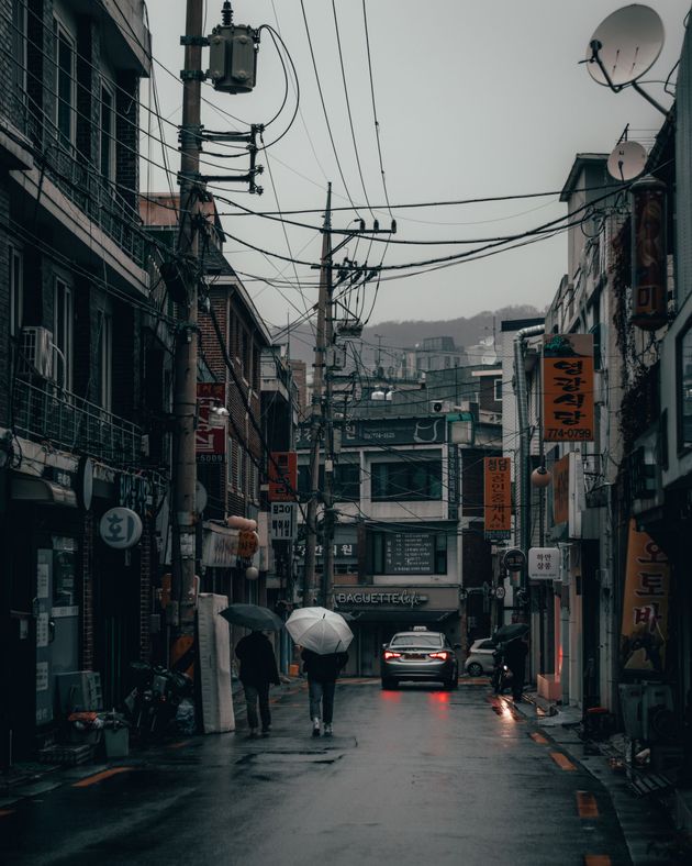 A gloomy day in Haebangchon