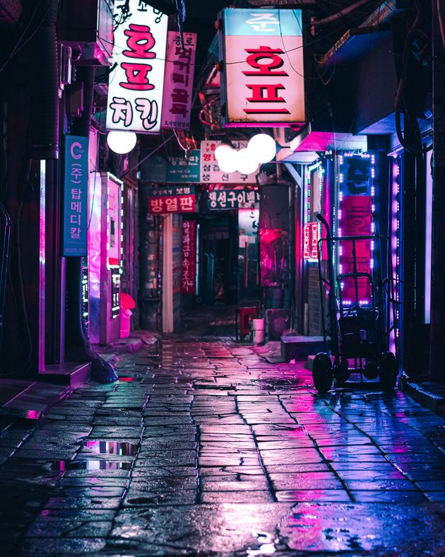 My favorite "neon" picture, in Euljiro